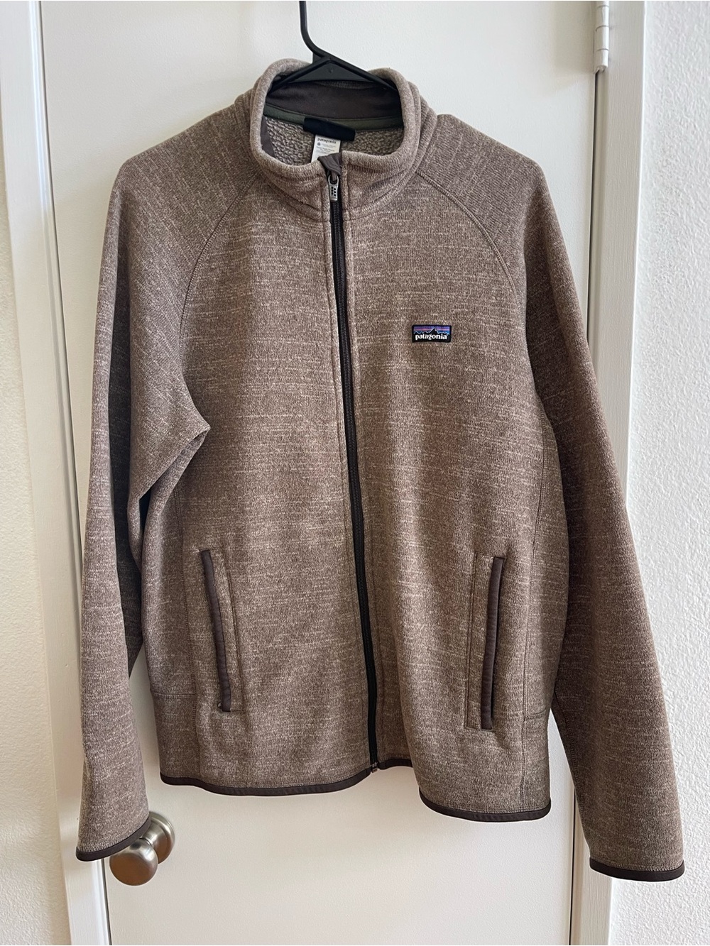 Patagonia Men's Better Sweater Full-Zip Fleece Jacket Heather Brown Size M